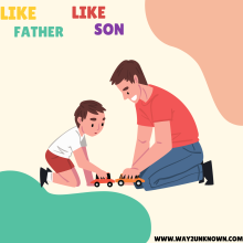 He's a chip off the old block 